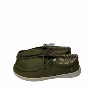 FEEL THE EARTH FREE YOUR FEET STREET STYLE GREEN MEN SHOES SIZE 11 BRAND NEW